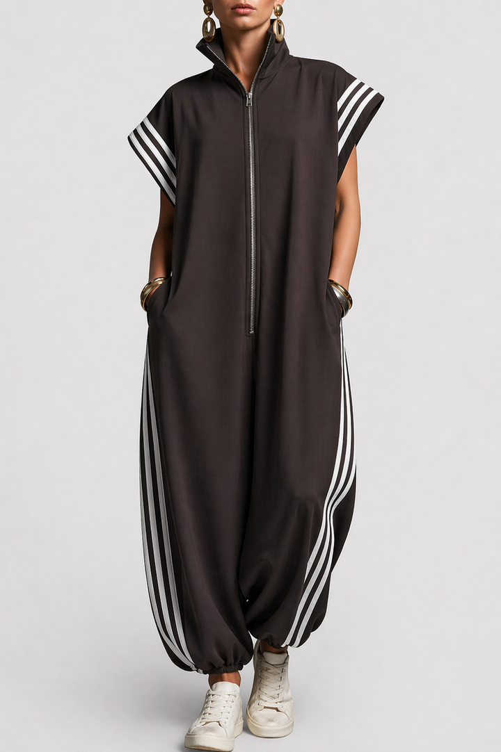 Valerie™ | Zip Neck Jumpsuit
