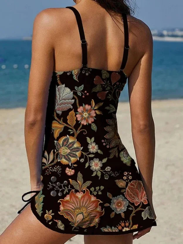 Fiesta™ | Floral Graphic Tummy Coverage Tankini