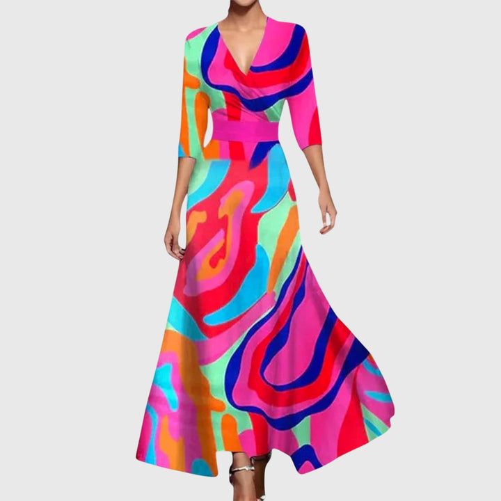 Leila™ | Women's Elegant Dress — Timeless Chic Silhouette