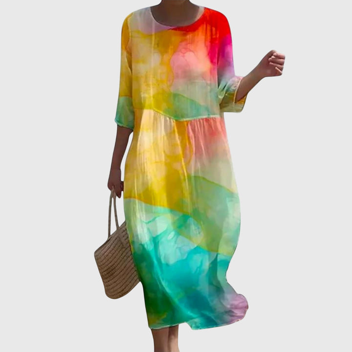 Hayley™ | Women's Floral Maxi Dress — Flowing & Feminine