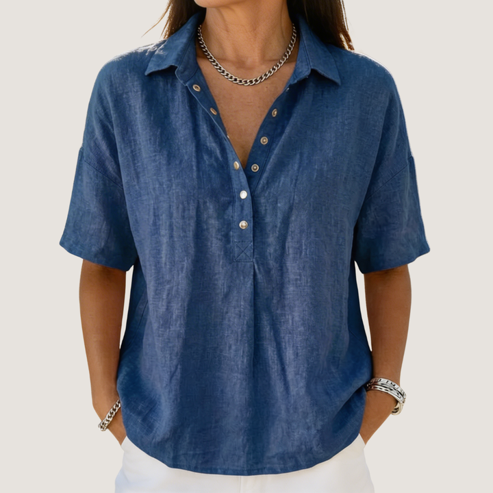 Oakley | Blouse with Collar and Button