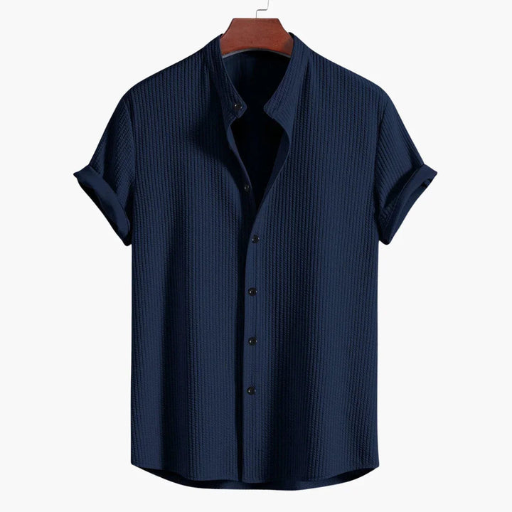 Cyrus™ | Refined Stand-Collar Shirt