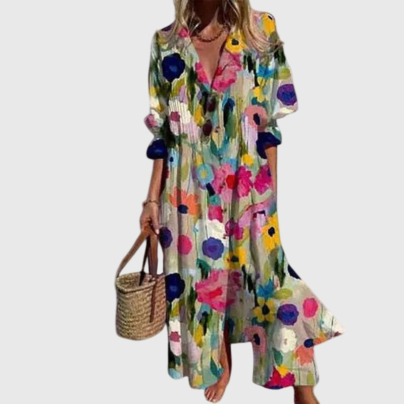 Zariah | Women's Bohemian Maxi Dress — Flowy & Elegant