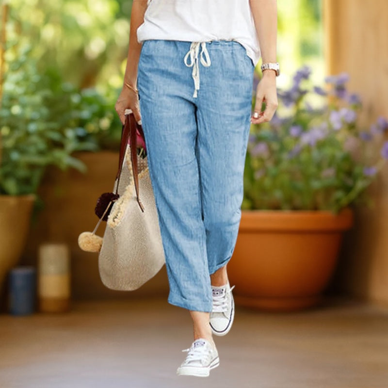 Ava | High-Waist Ankle Trousers