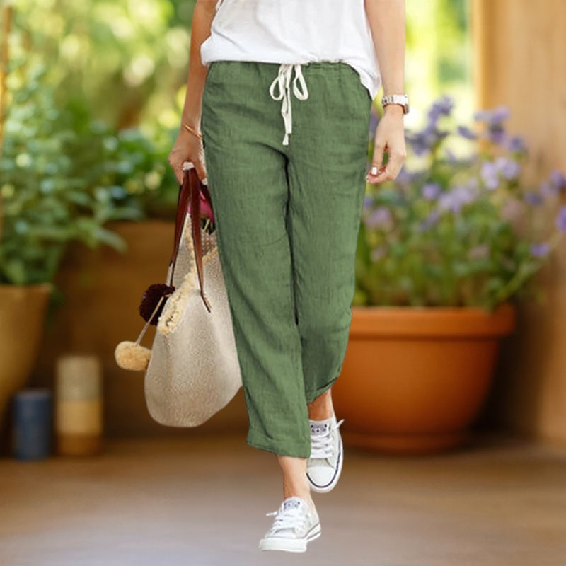 Ava | High-Waist Ankle Trousers
