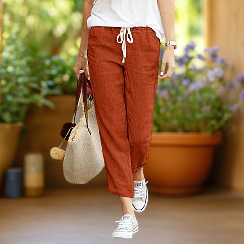 Ava | High-Waist Ankle Trousers