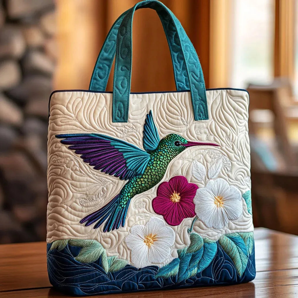 Quilted Floral Bag