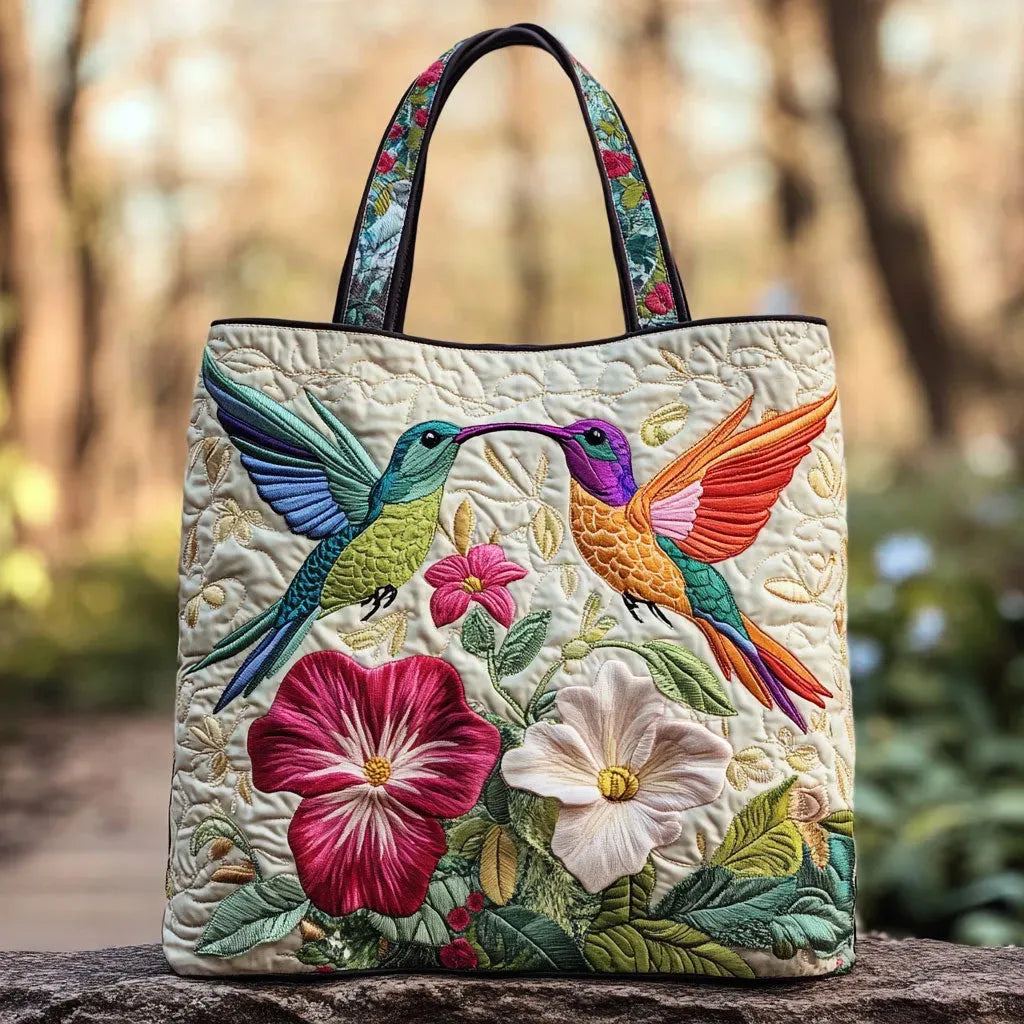 Quilted Hummingbird Backpack