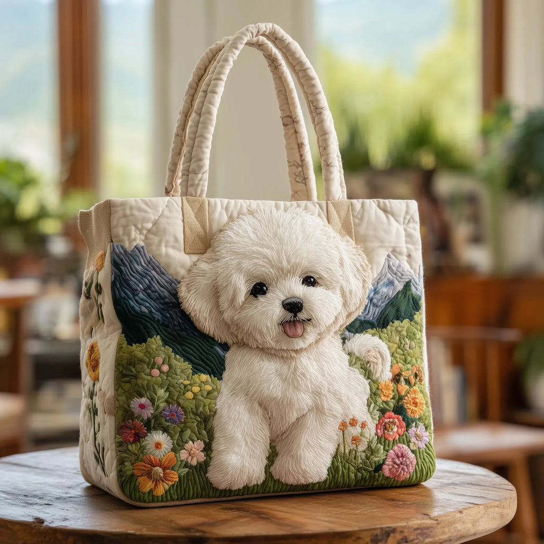 Handcrafted Quilted Dog Bag