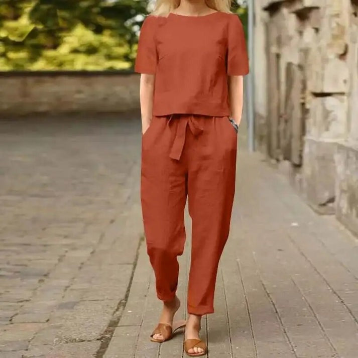 Nora  | Elegant Summer Two-Piece Set
