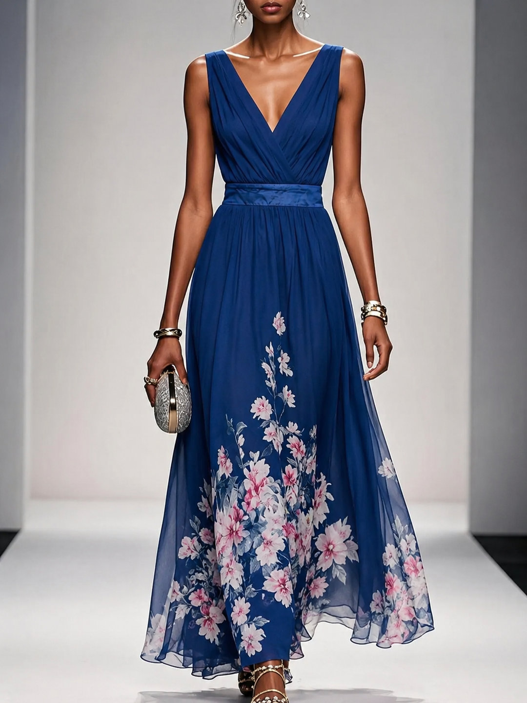 Trixie | Sleeveless A-Line Maxi Dress