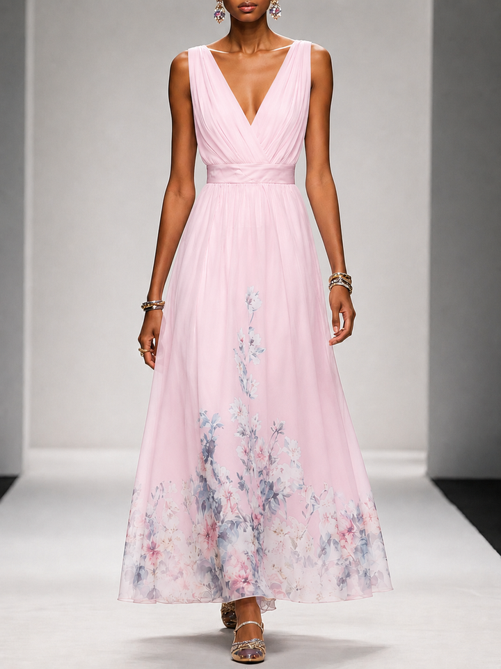 Trixie | Sleeveless A-Line Maxi Dress