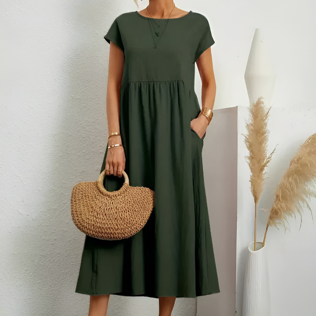 Catherine | Women's Elegant Essential Dress — Relaxed Fit
