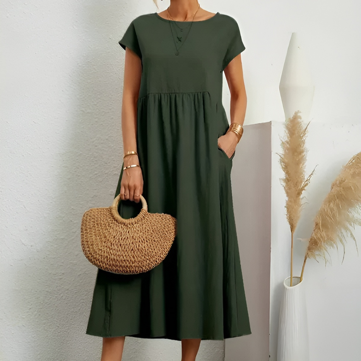 Catherine | Women's Elegant Essential Dress — Relaxed Fit