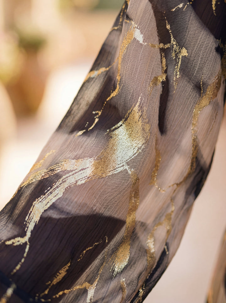 Scarlett | Printed Chiffon Dress