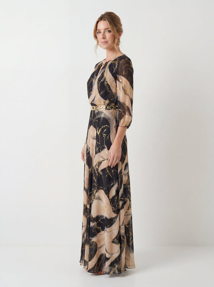 Scarlett | Printed Chiffon Dress