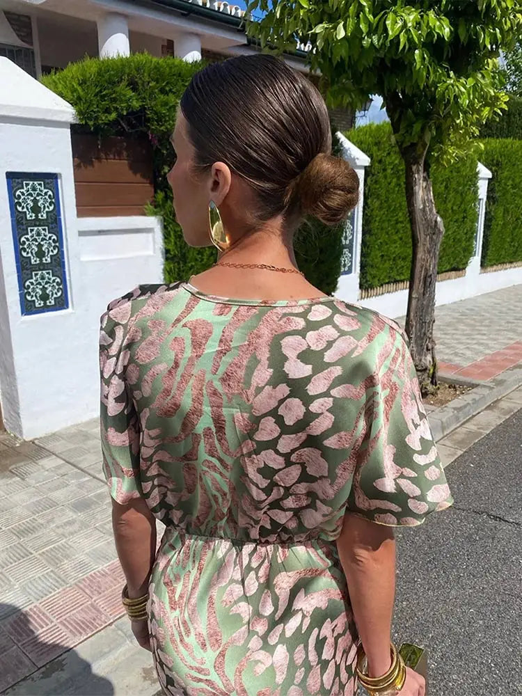 Blaire™ | Copper Midi Dress