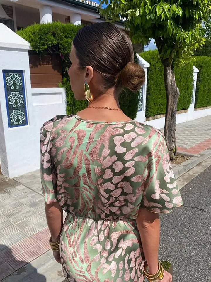 Blaire™ | Copper Midi Dress