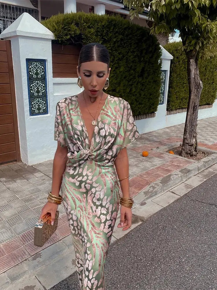 Blaire™ | Copper Midi Dress