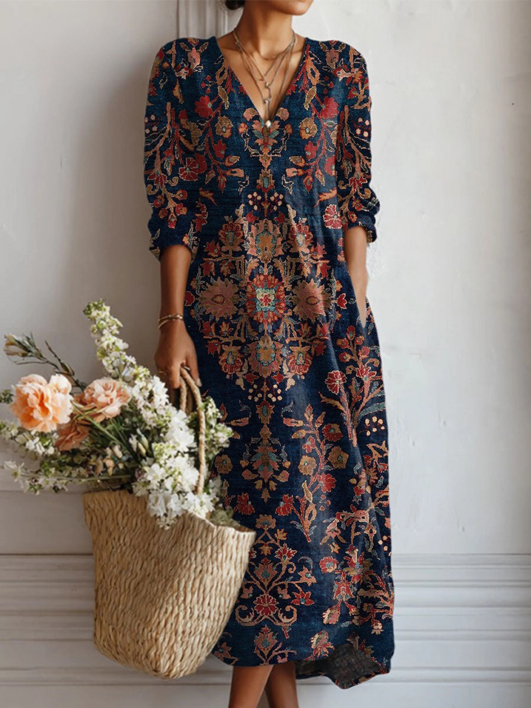 Alessia™ | Women's Relaxed Everyday Dress with Pockets