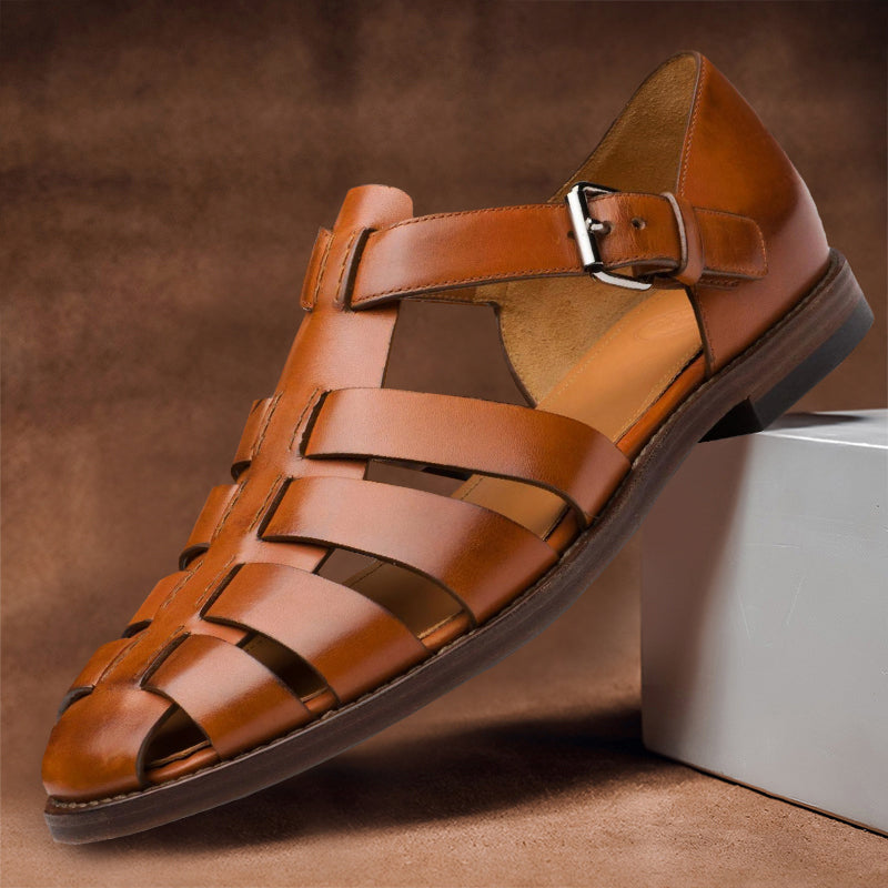 Fiona™ | Leather Fisherman Sandals
