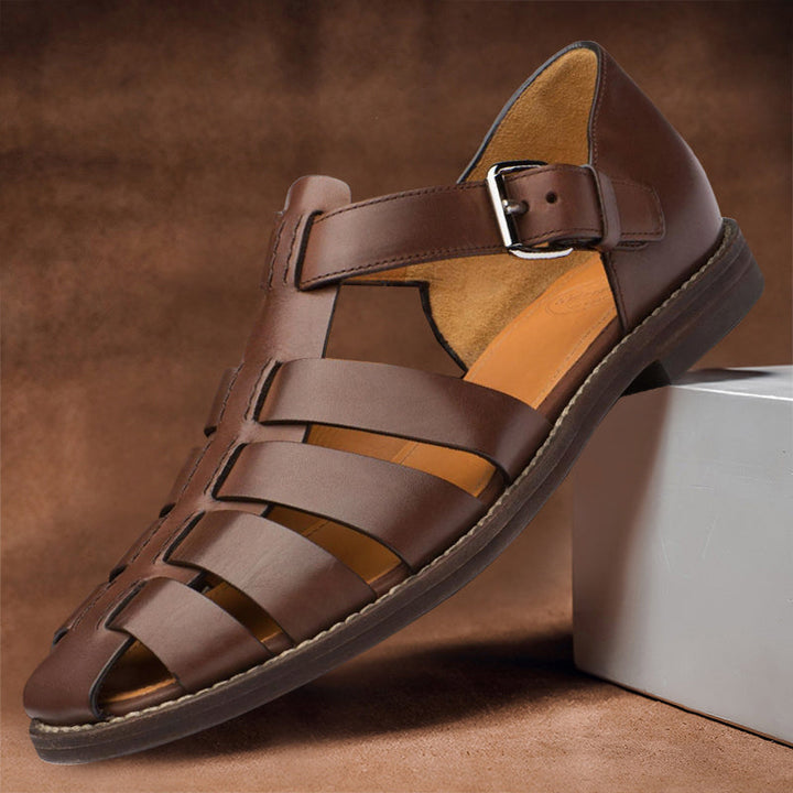Fiona™ | Leather Fisherman Sandals