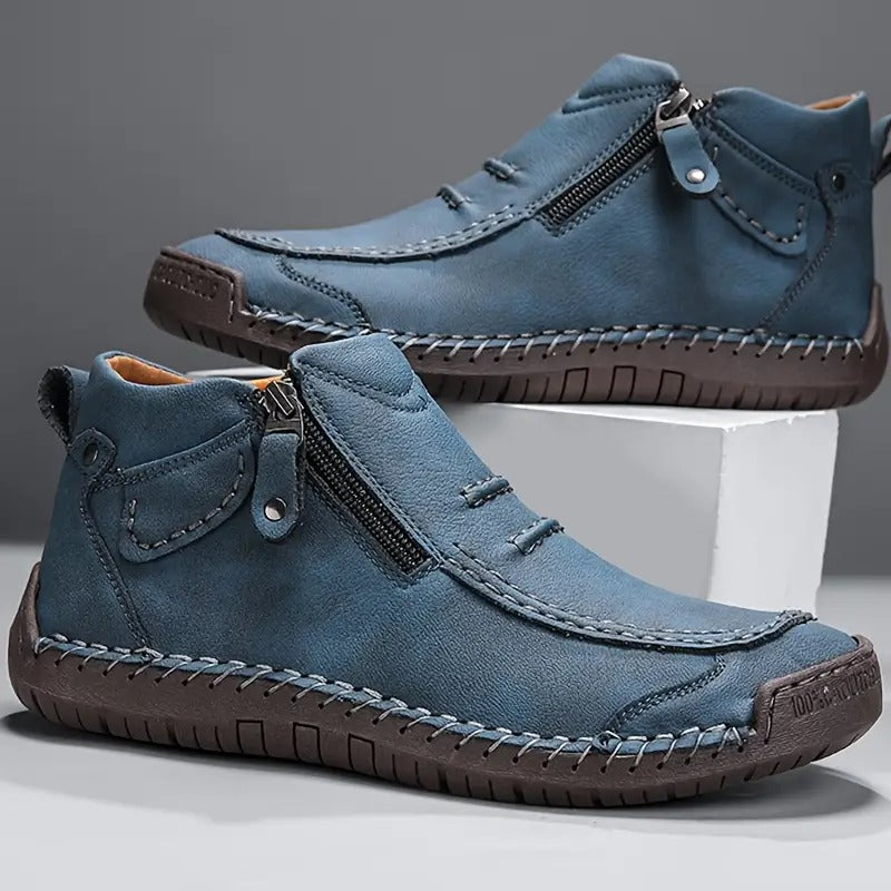 Kyrie | Men's Hand-Stitched Leather Ankle Boots