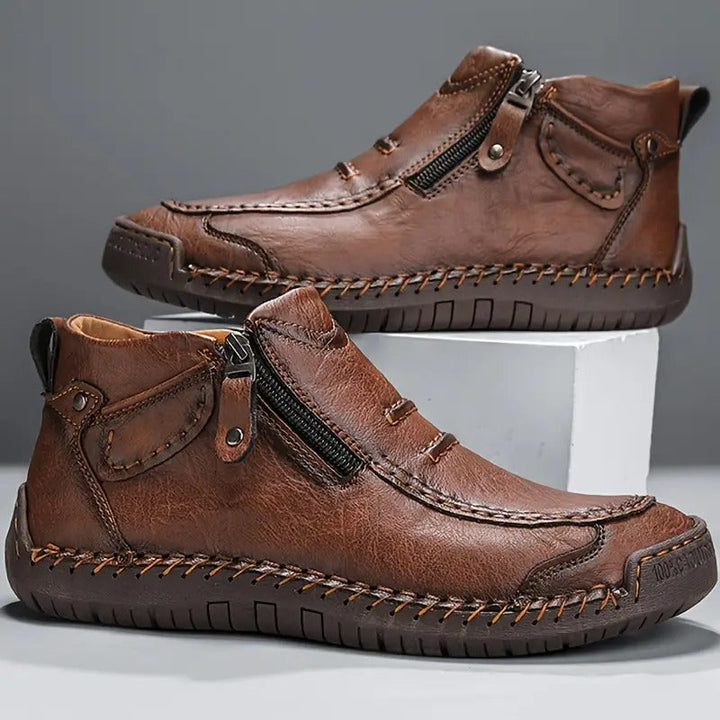 Kyrie | Men's Hand-Stitched Leather Ankle Boots