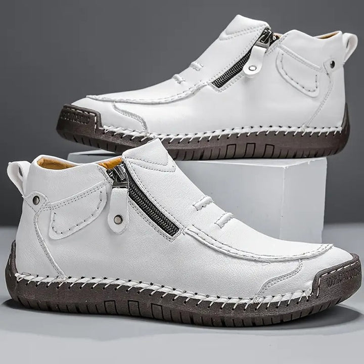 Kyrie | Men's Hand-Stitched Leather Ankle Boots