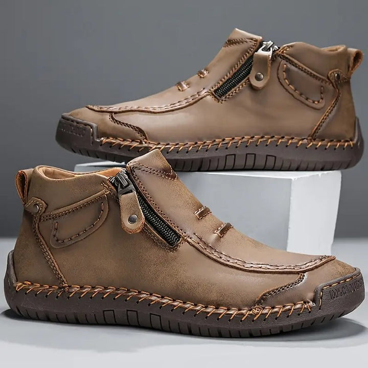 Kyrie | Men's Hand-Stitched Leather Ankle Boots