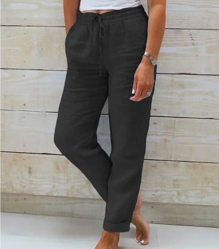 Kristin | Women's Sleek Comfort Trousers — Mid-Rise Fit