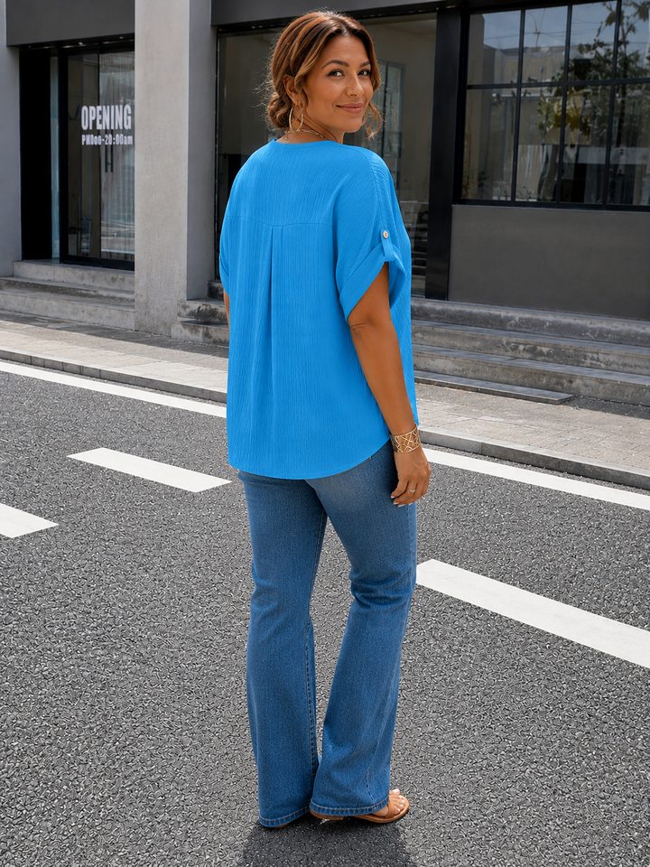 Ruby | Luxe V-Neck Blouse