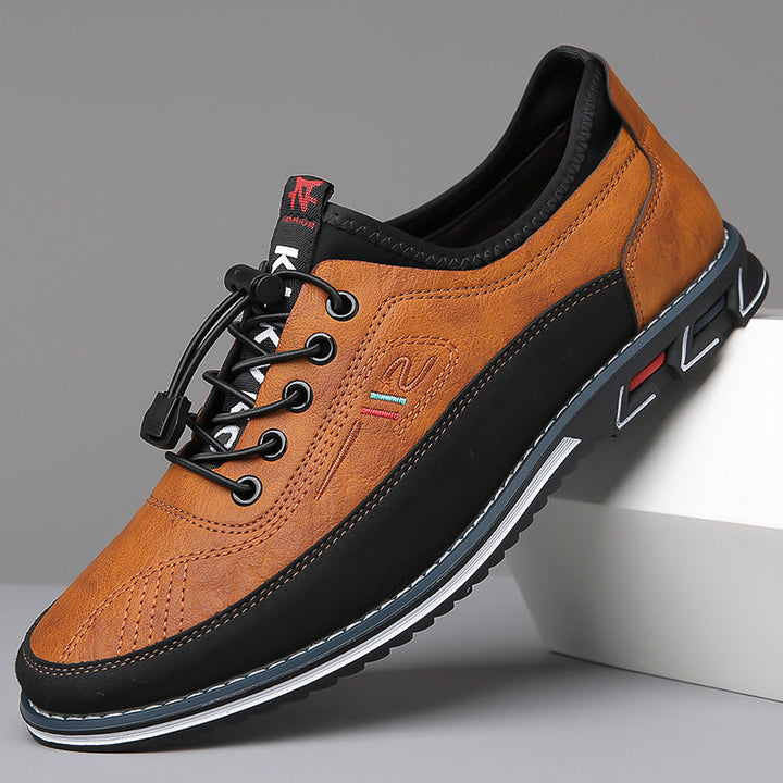 Jaziel | Men's Sporty Leather Casual Sneakers