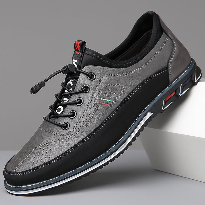 Jaziel | Men's Sporty Leather Casual Sneakers
