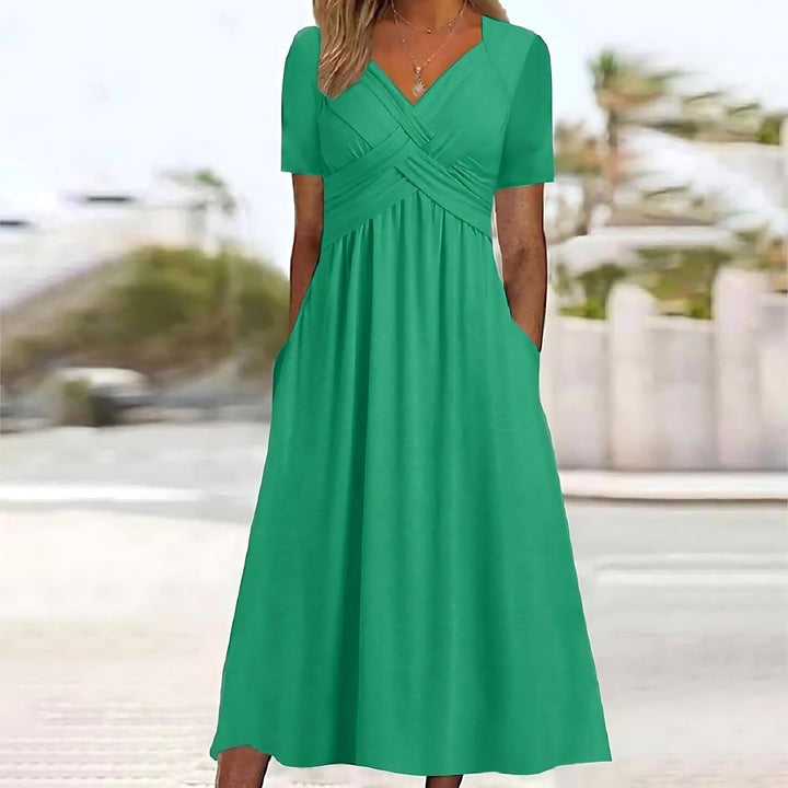 Emma | Elegant A-Line Midi Dress
