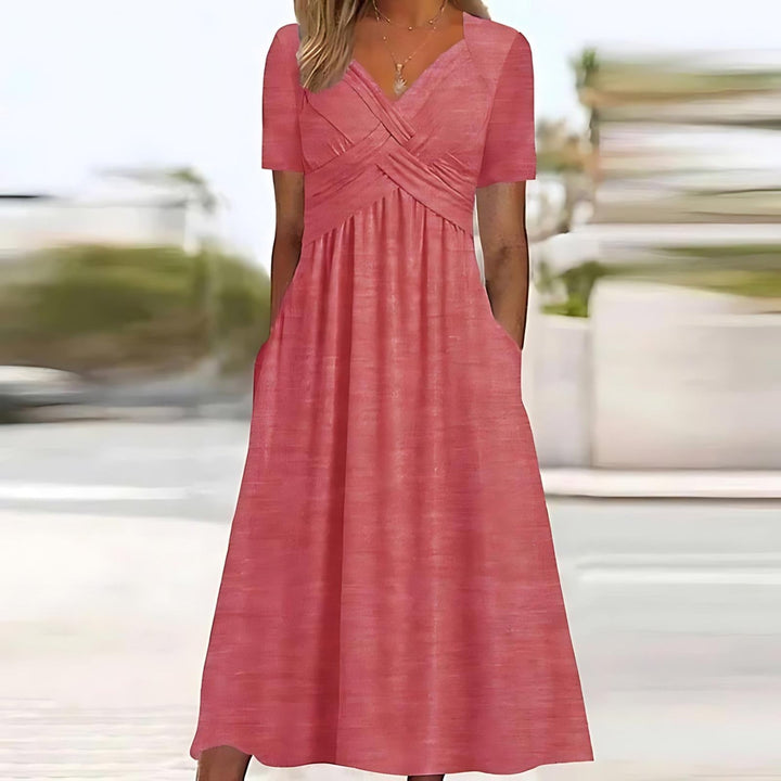 Emma | Elegant A-Line Midi Dress
