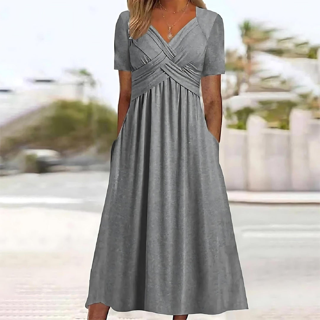 Emma | Elegant A-Line Midi Dress