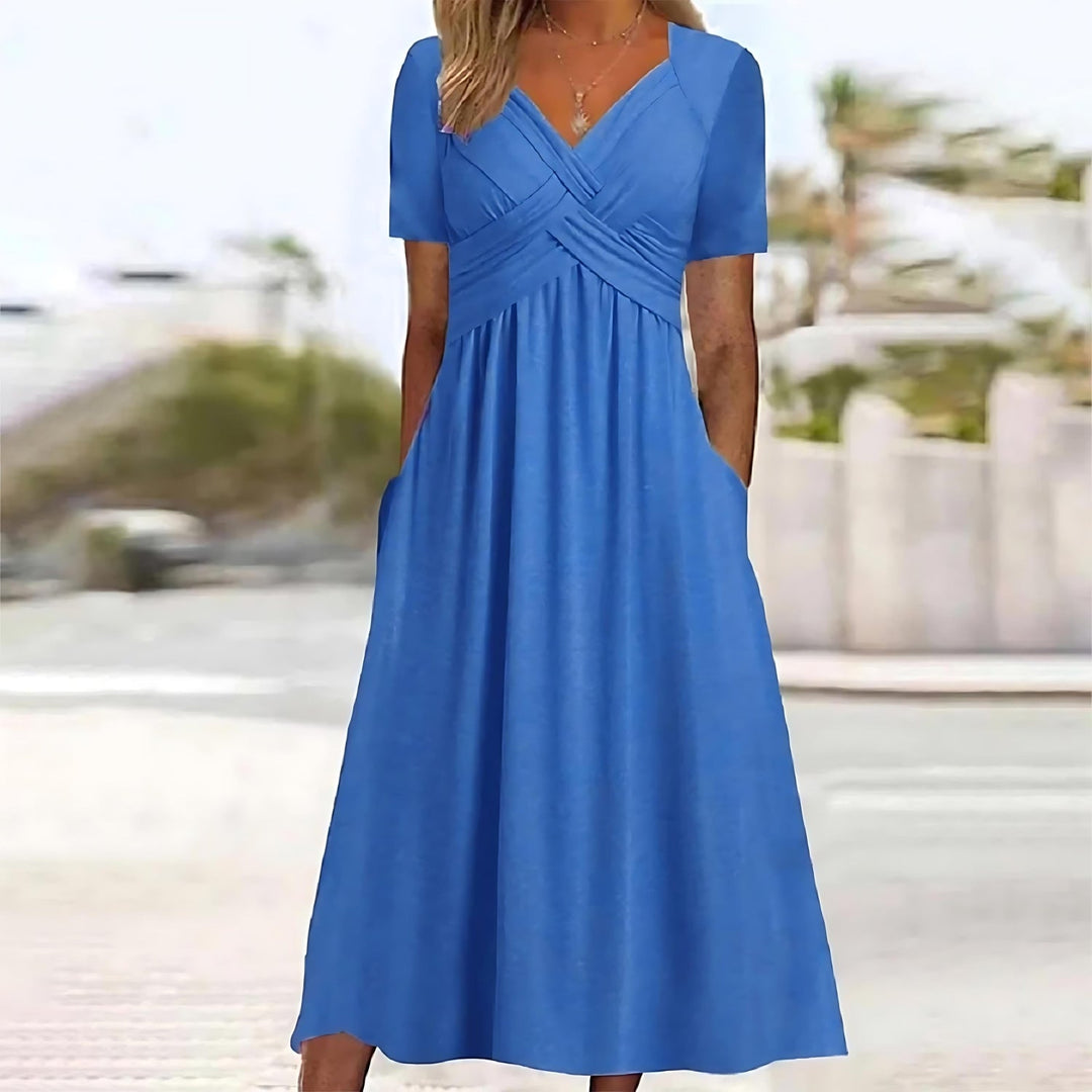 Emma | Elegant A-Line Midi Dress