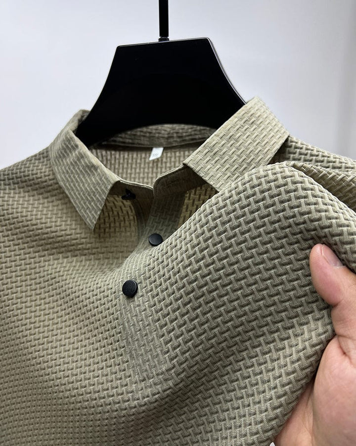 Marcus | Stylish Button-Up Polo Shirt