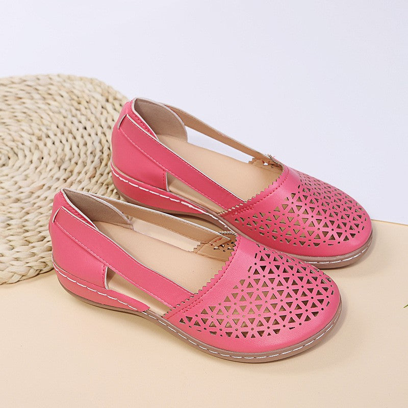 CAROL | Women's Perforated Orthopedic Flats — All-Day Comfort