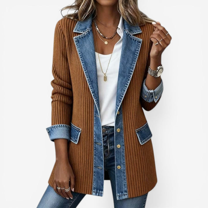 Edna | Indigo Summer Knit Jacket