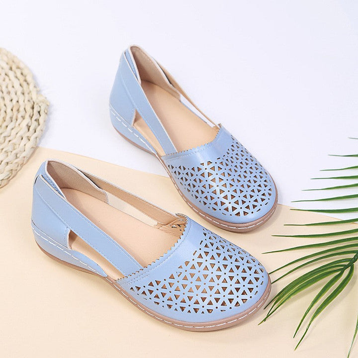 CAROL | Women's Perforated Orthopedic Flats — All-Day Comfort
