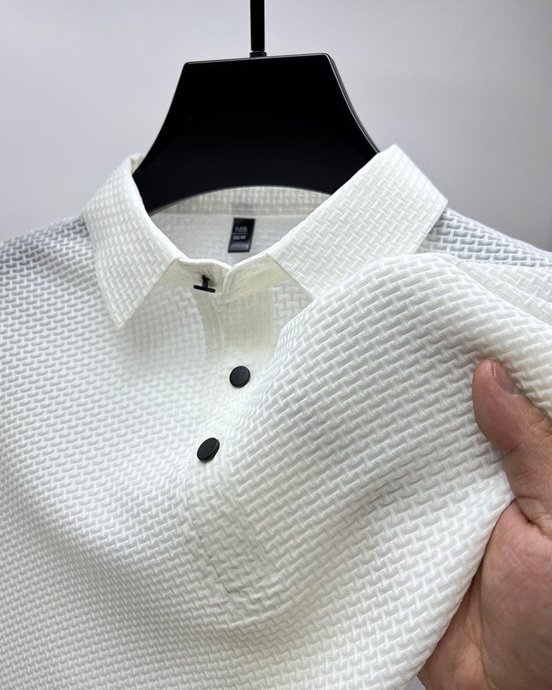 Marcus | Stylish Button-Up Polo Shirt