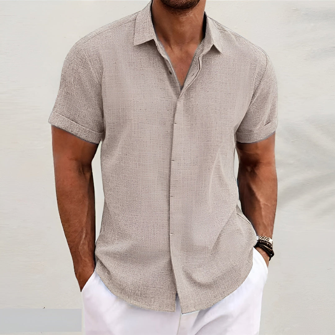 Leandro™ | Linen Summer Polo