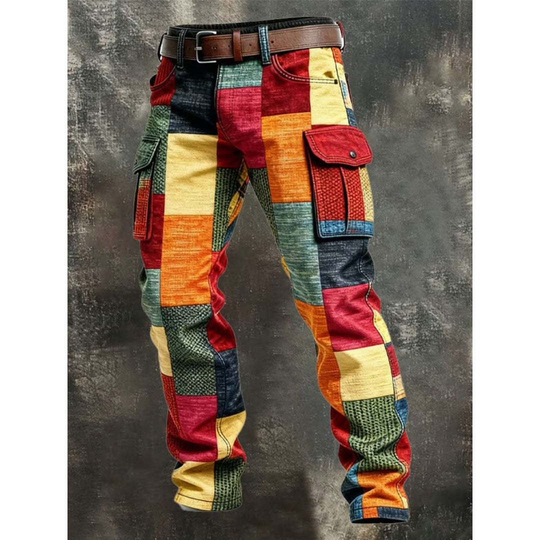 Nathan | Men’s Patchwork Cargo Pants