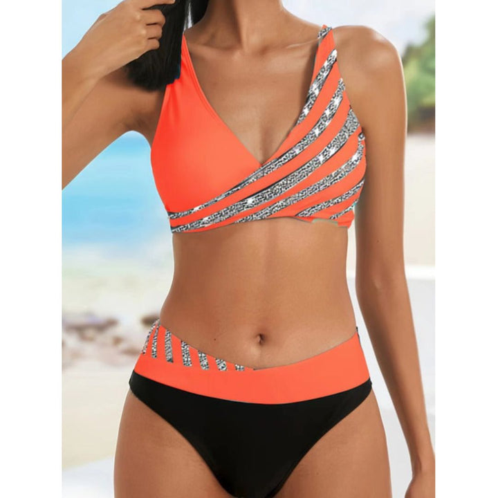 Zoe™ | Printed Halter Bikini Top
