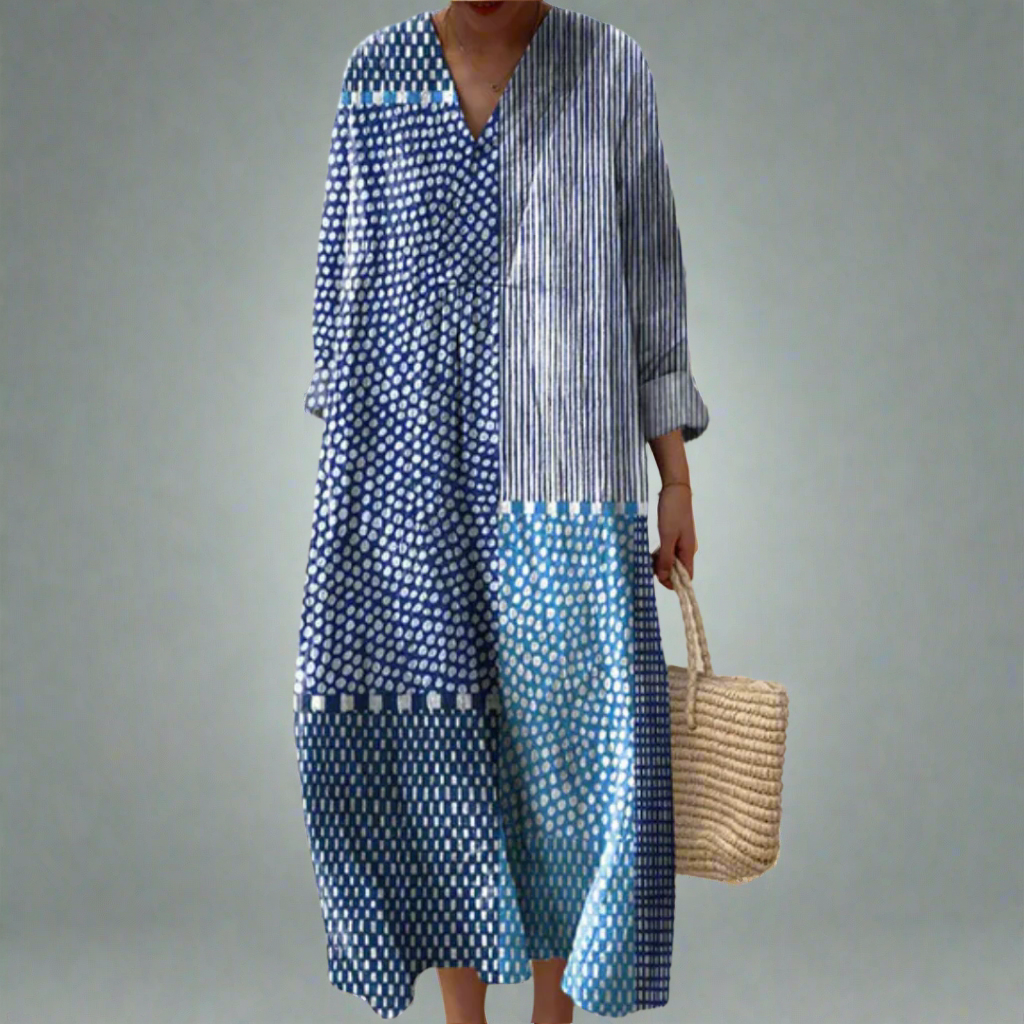 EMERSON | Women's Geometric Relaxed Summer Dress