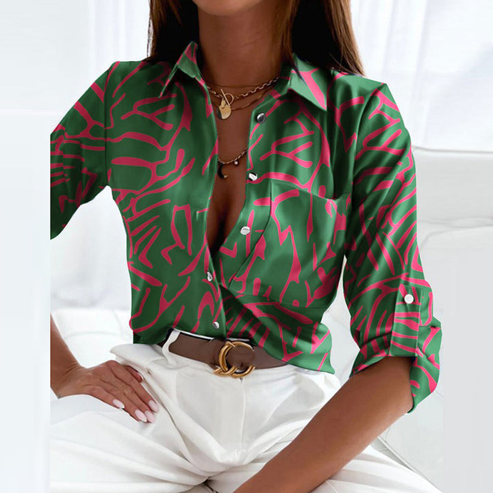Elisa - Women's Classic Collared Blouse for Work & Beyond