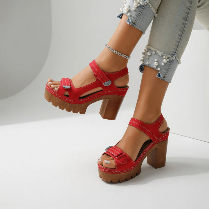 Paige | Urban Style Platform Block Heel Sandal