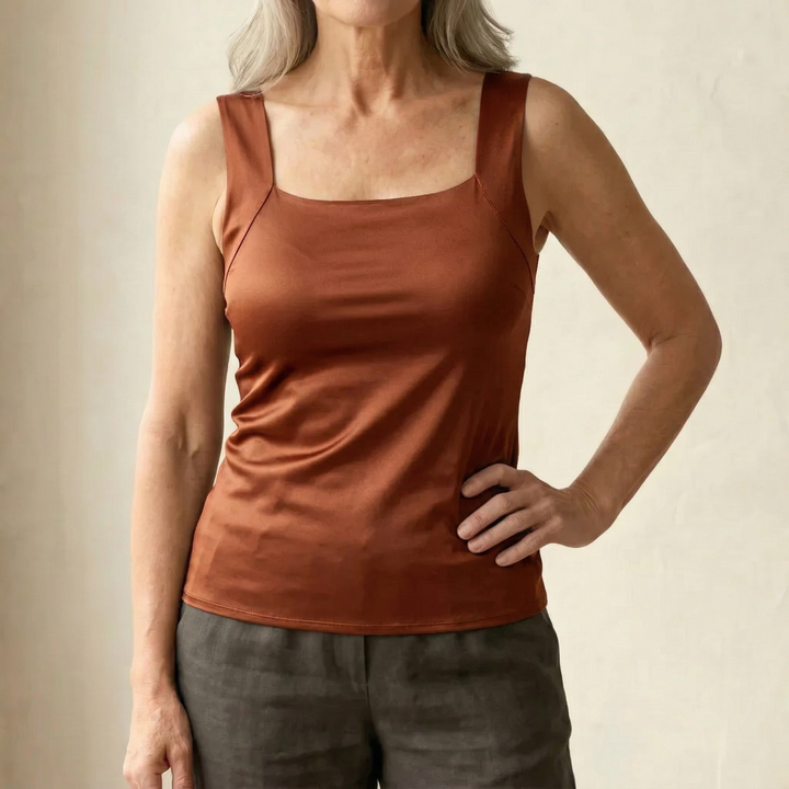 Lydia | Built-In Comfort Bra Tank Top